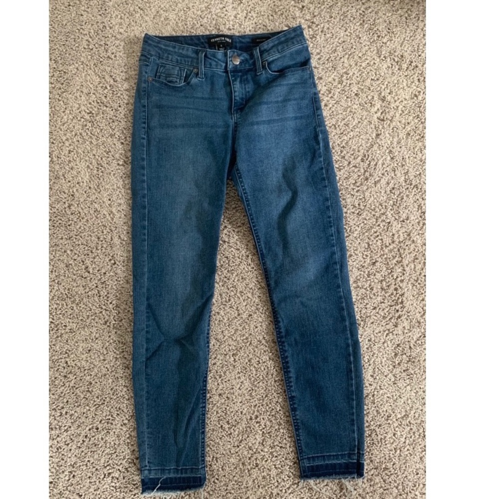 dark blue skinny jeans